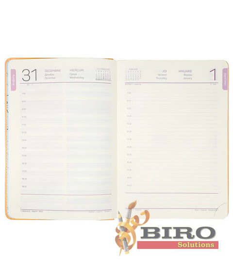 Agendă А5 2026 IDEE Standart "Marigold Orange"